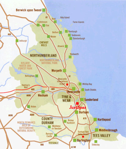 North East Map
